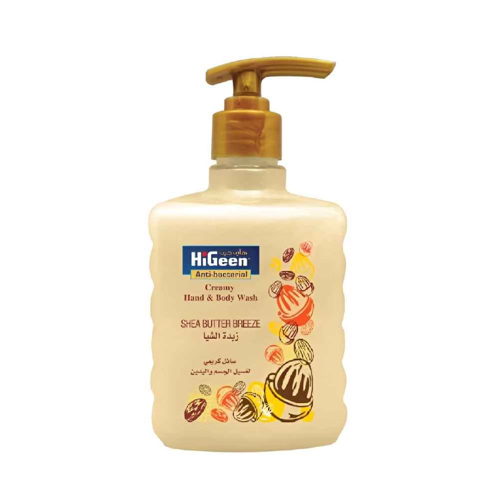 HiGeen Body And Hand Wash 300ml Anti-bacterial Creamy With Shea Butter