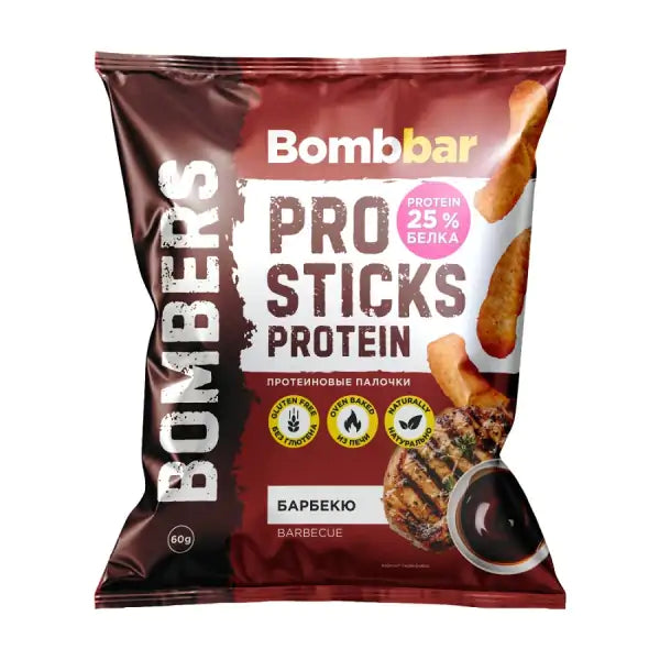 BOMBBAR Protein Corn Sticks Barbecue 60g
