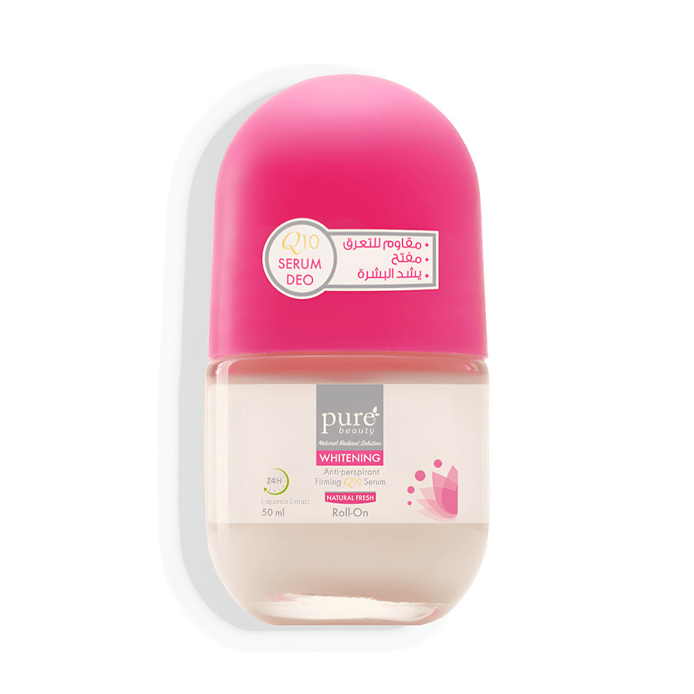 Pure Beauty Deodorant Roll On 50ml Whitening Natural Fresh