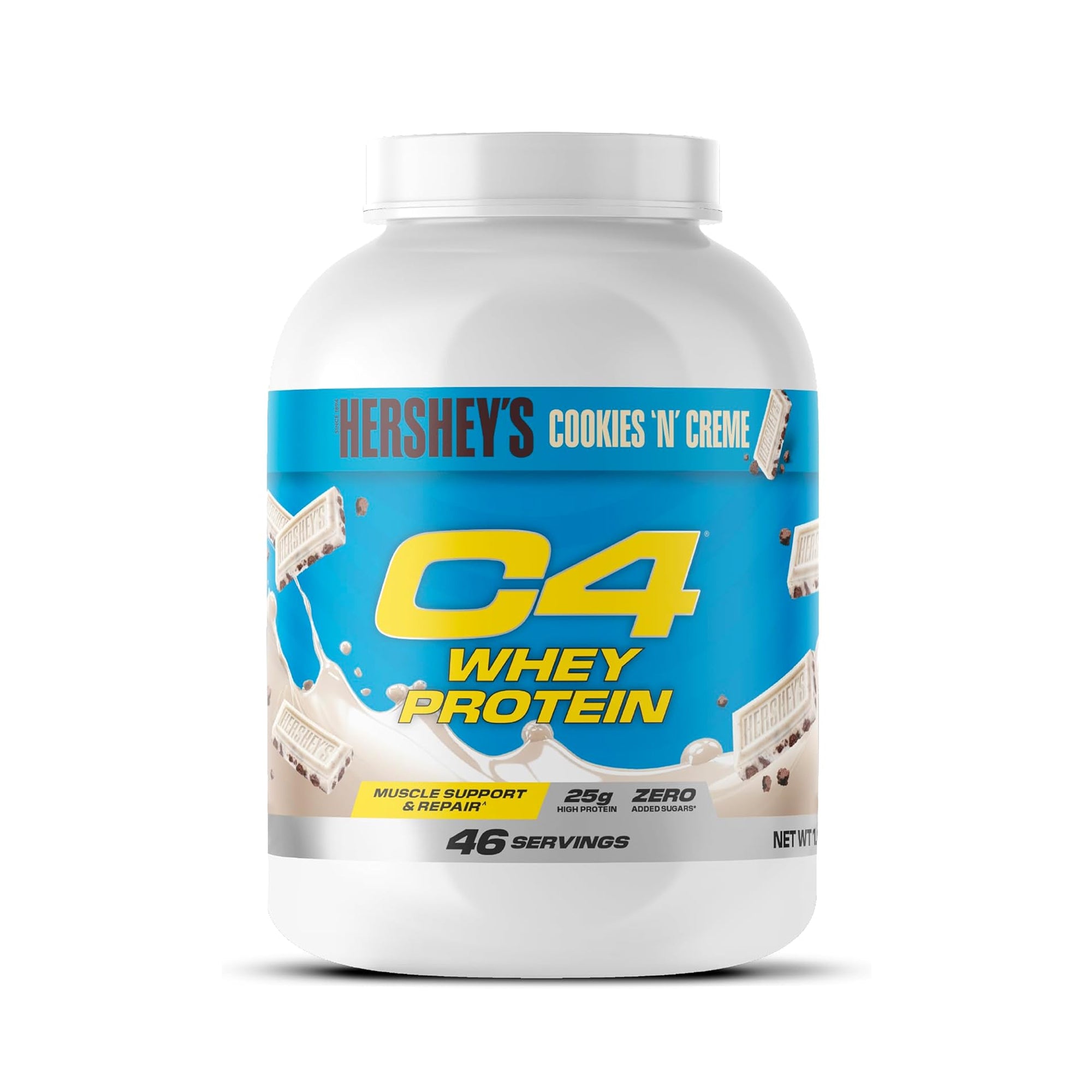 C4 Whey Protein Powder Hershey's Cookies 'N' Creme (46 Servings)