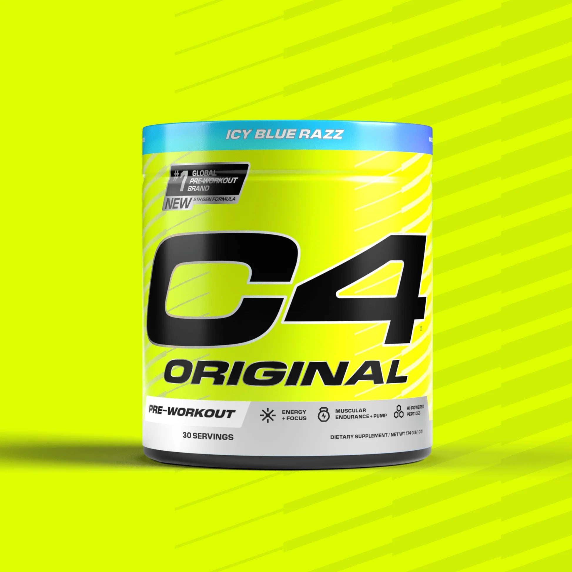 Cellucor C4 Ice Blue Razz Pre Work Out 30 حصة