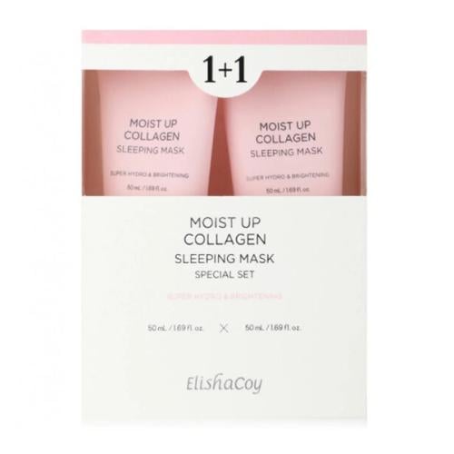 Elishacoy sleep mask 50ml collagen to moisturize the skin 1+1