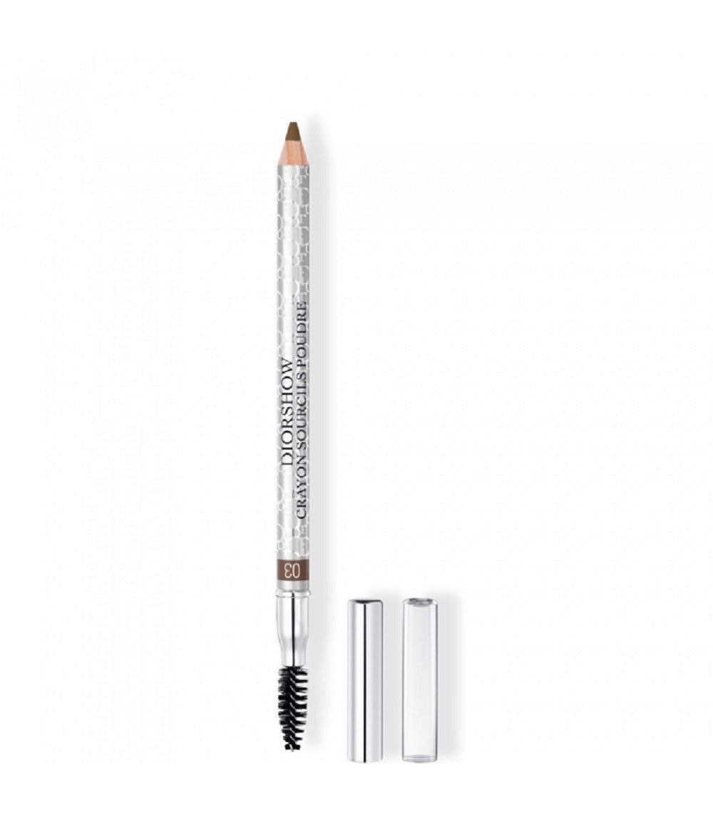 Christian dior diorshow 0.04 waterproof powder eyebrow pencil #03 brown