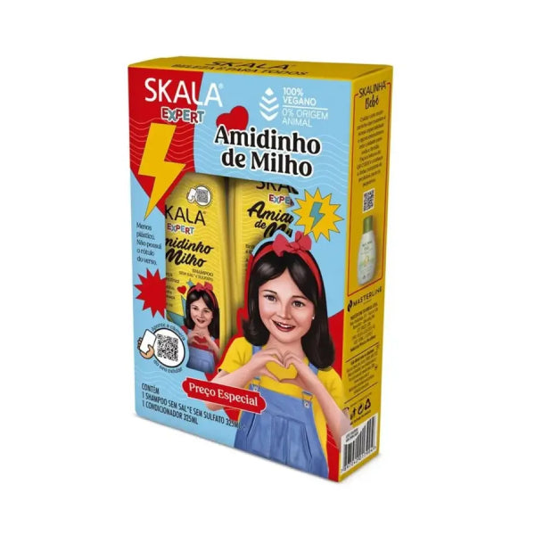 Skala Baby Shampoo and Conditioner 325ml Amidinho de Milho