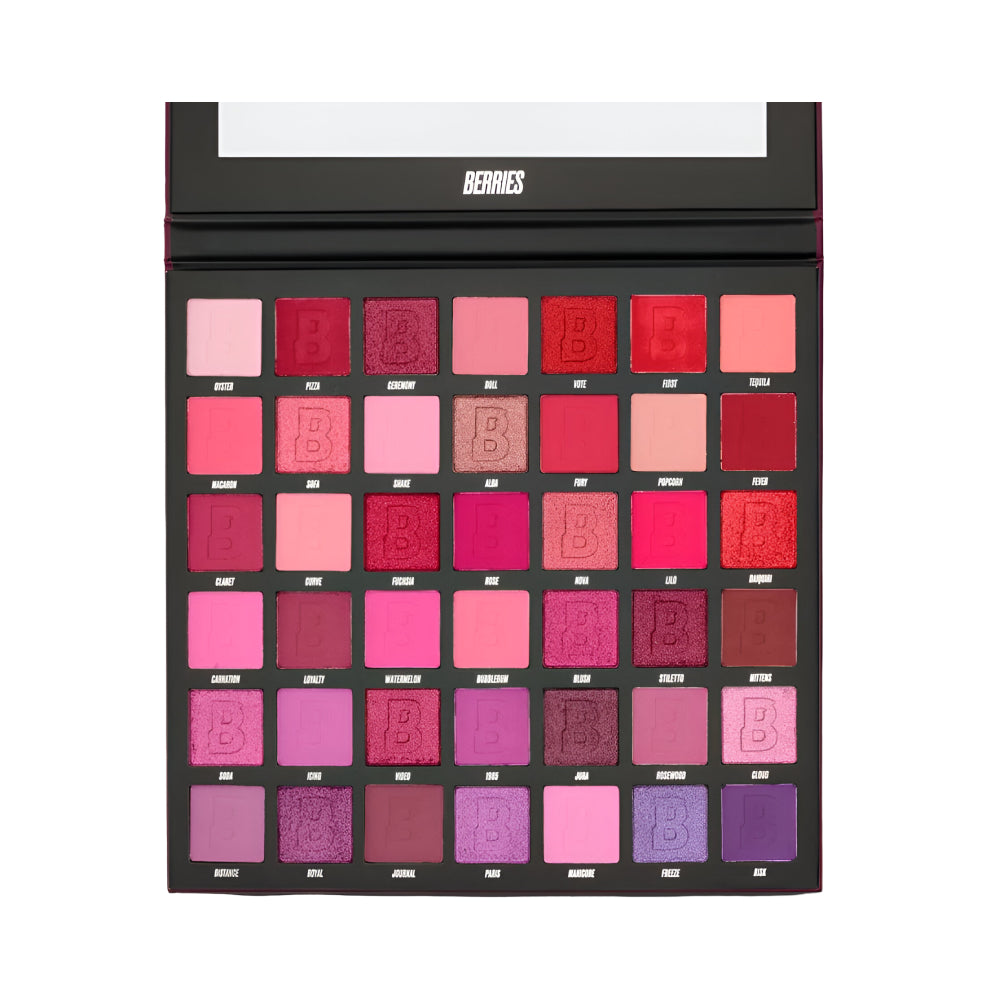 Beauty bay eyeshadow palette berries 42 colors