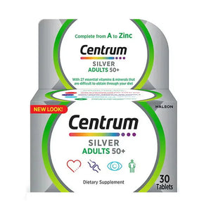 Centrum Silver 50+ Multivitamin & Multimineral Supplement 30 Tablets