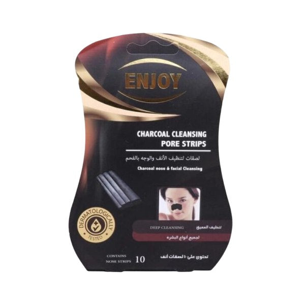 Enjoy Nose & Face Strips 10pc With Charcoal v2