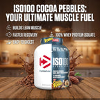 مسحوق بروتين دايمايز ISO 100 المتحلل - بنكهة حبوب الكاكاو، 5 أرطال