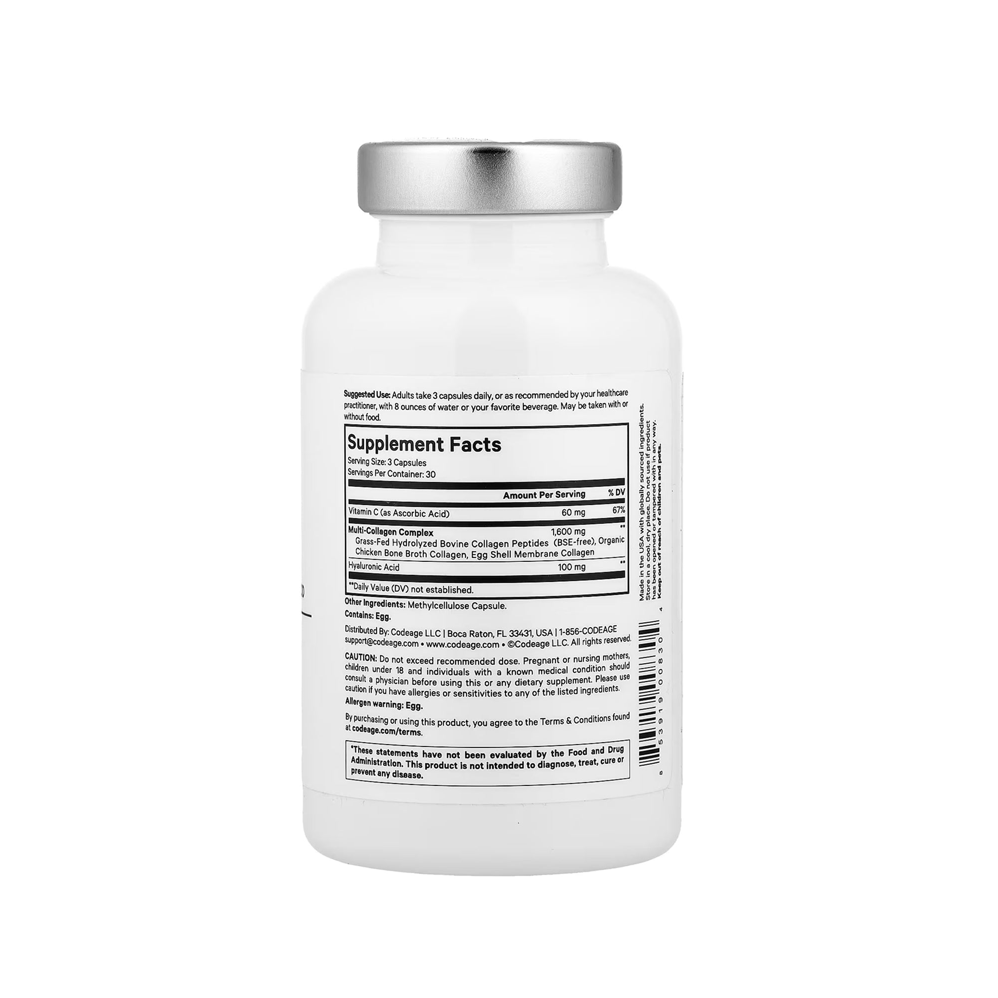 Codeage Amen Collagen - 90 كبسولة نباتية