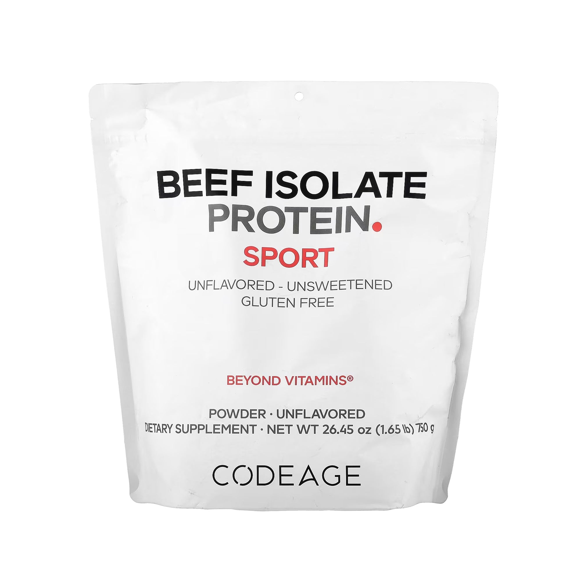 بروتين لحم بقري معزول Codeage - 1.65 lb (750 g)
