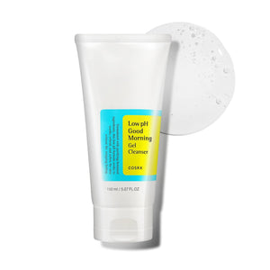منظف الوجه بالجل "Good Morning" من COSRX ذو درجة الحموضة المنخفضة – غسول كوري لطيف للوجه 150 مل (5.07 أونصة سائلة)
