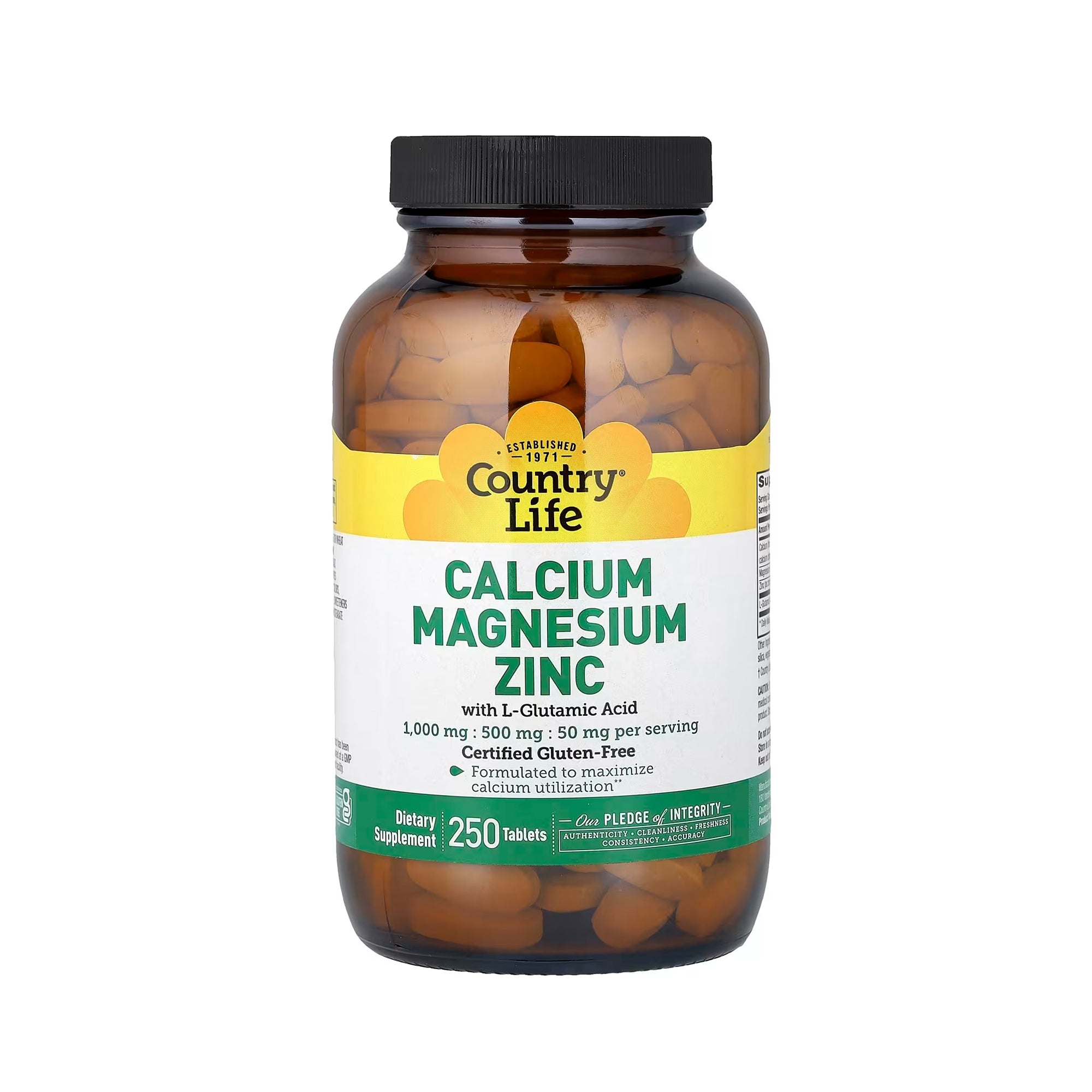 Country Life Cal-Mag-Zinc - 250 Tablets