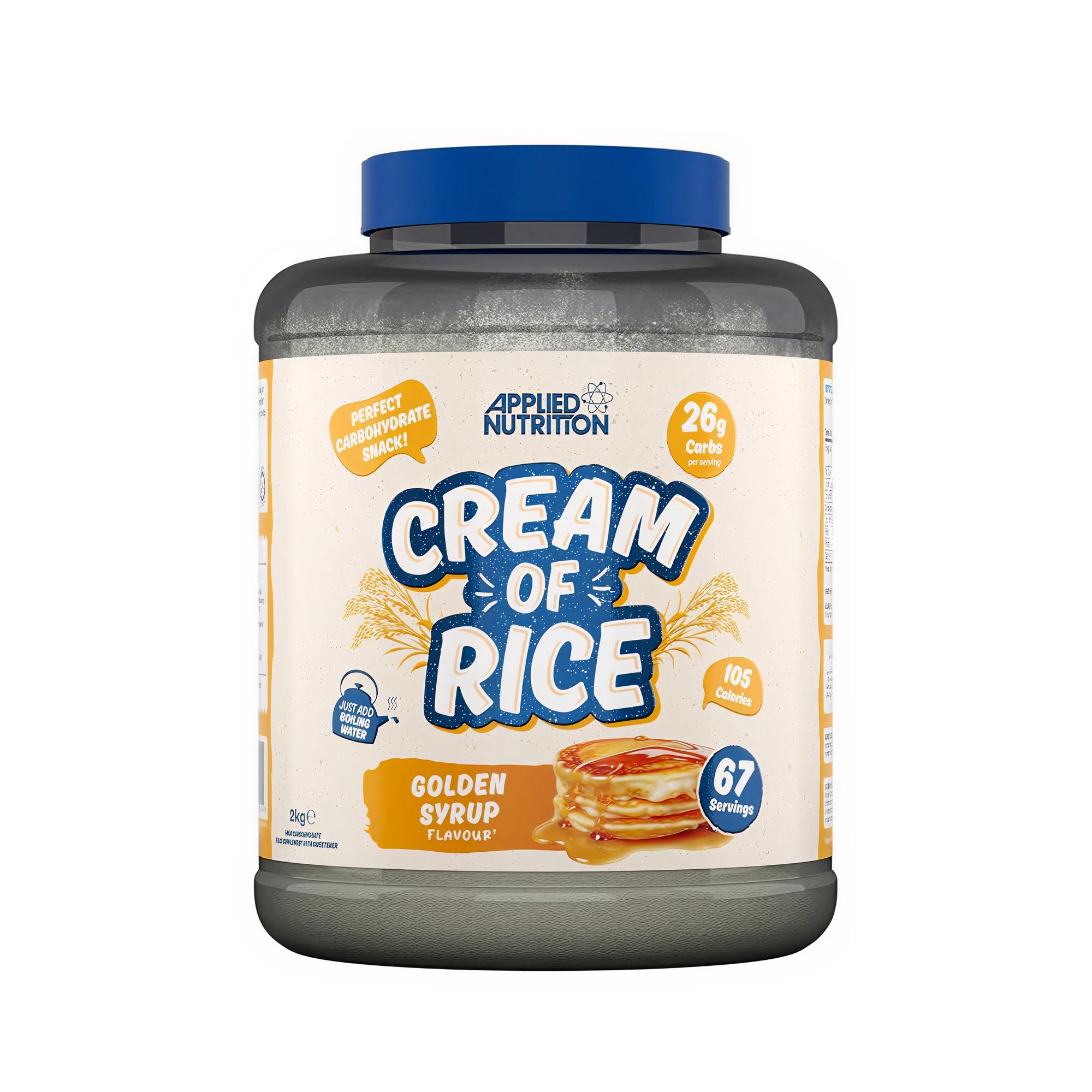 Applied Nutrition Cream Of Rice - Golden Syrup - 2 Kg