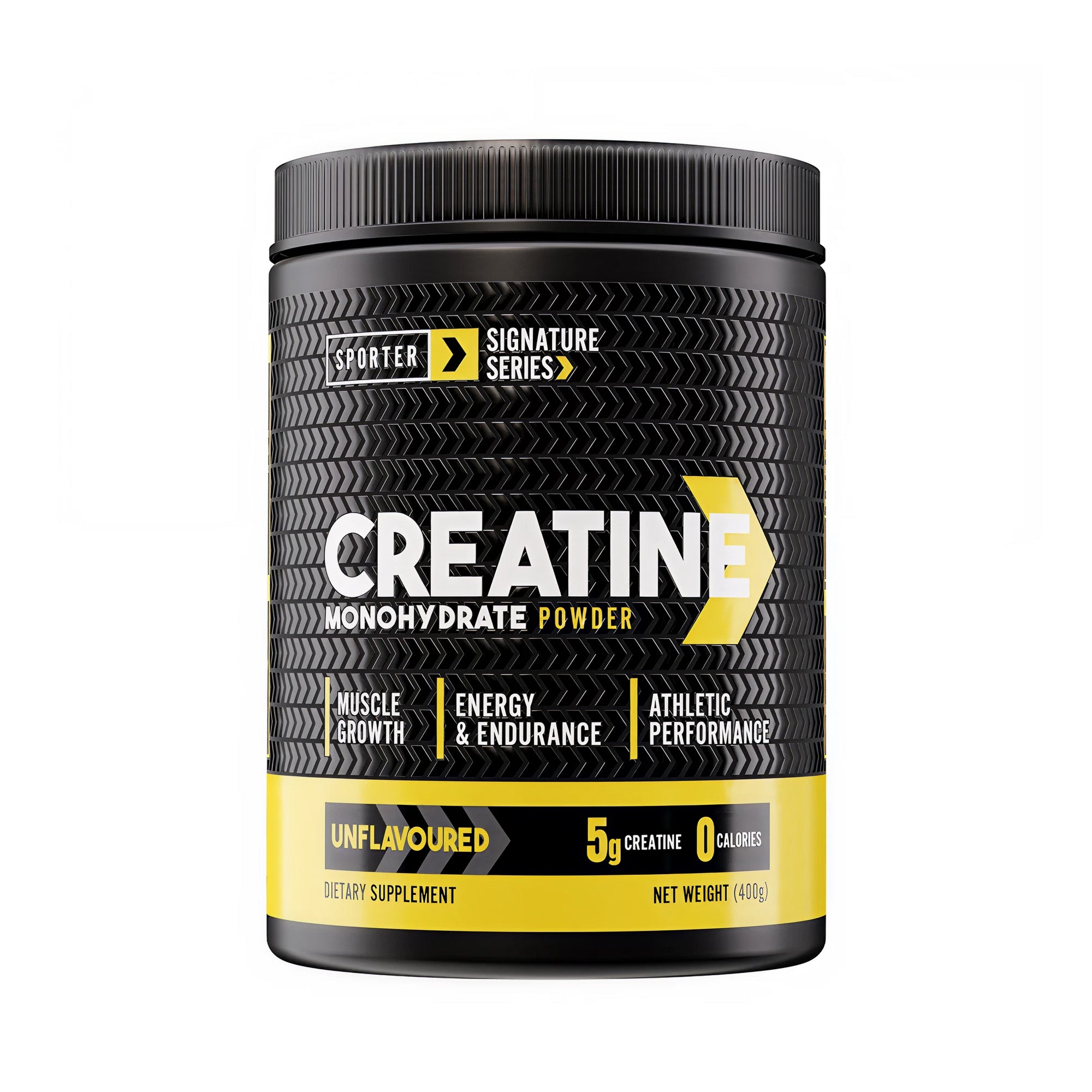 Sporter Signature Series Creatine Monohydrate Powder Unflavoured 400g
