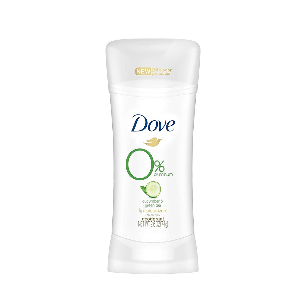 Dove 0% Aluminum Deodorant - Cucumber & Green Tea (74g)