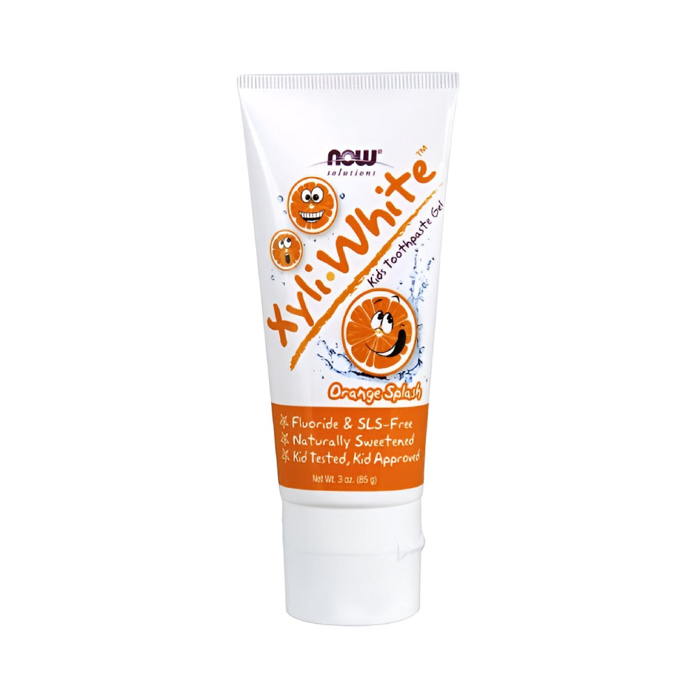 Now baby toothpaste 85g xyli white orange