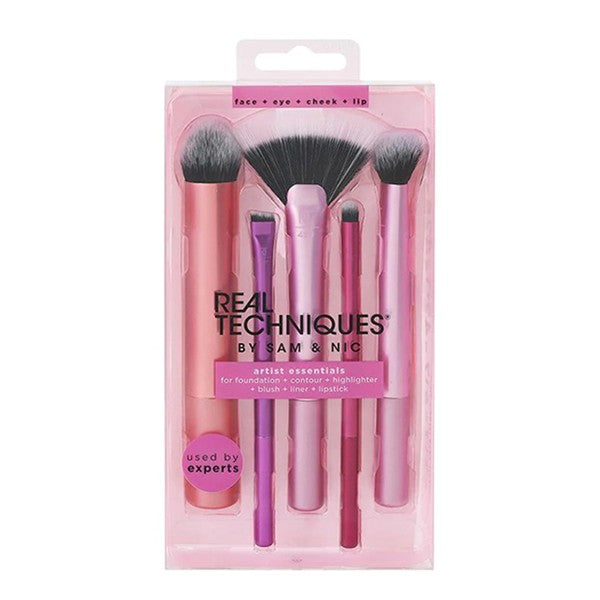 مجموعة فرش ريال تكنيكس 5 قطع للمكياج الأساسي