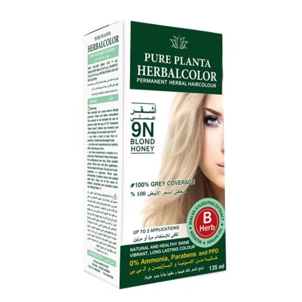 Pure Planta Ammonia-Free Hair Color 135ml 9N Blond Honey %0 Ammonia