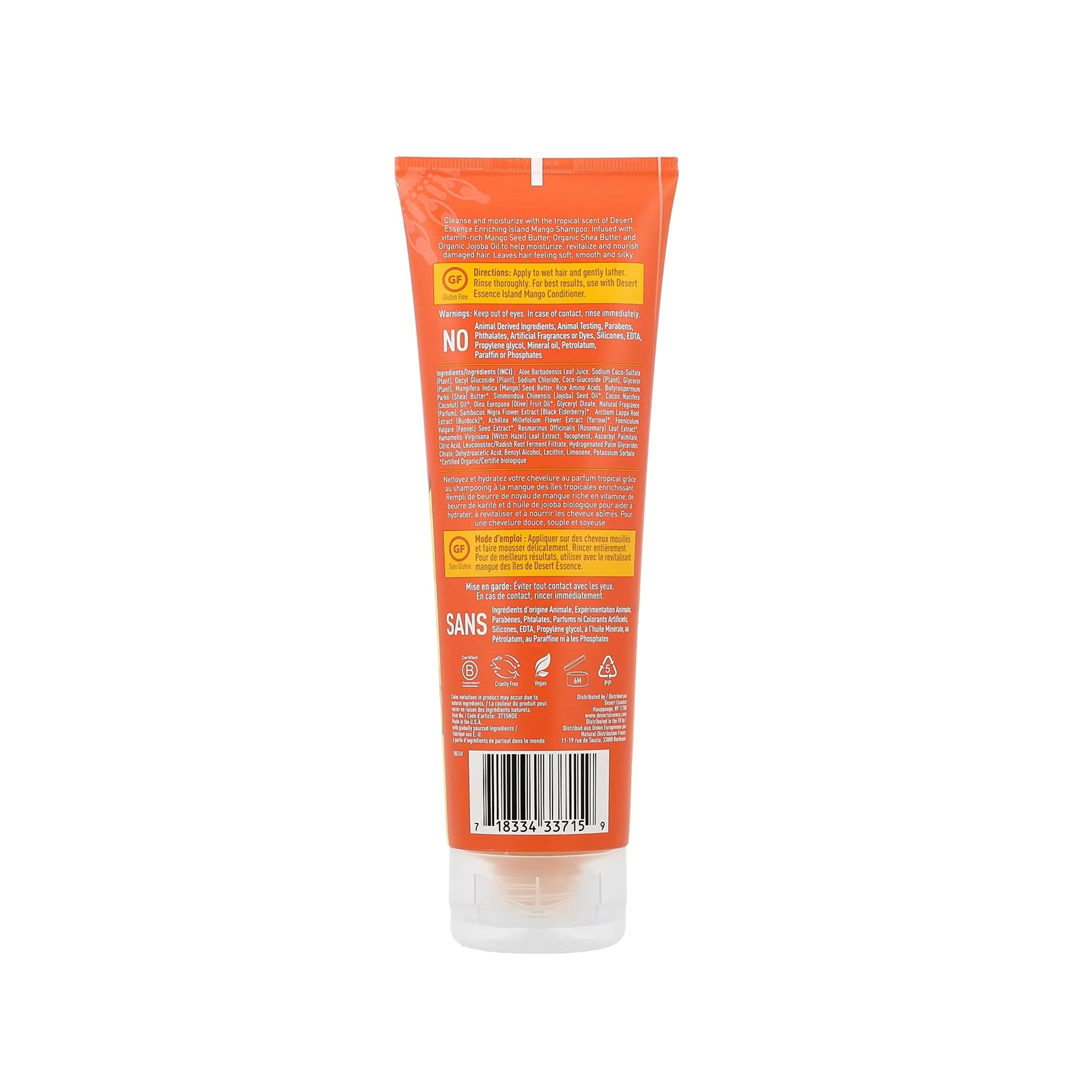 Desert Essence Enriching Island Mango Shampoo - 8 fl oz (237 ml)