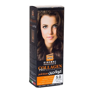 Nitro Cinema Hair Color Collagen Pro 5.0 Light Brown