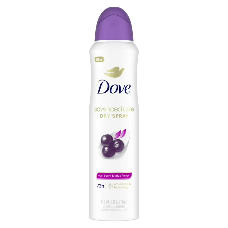 Advanced Care Deodorant Dry Spray - Acai Berry & Lotus Flower (107g)