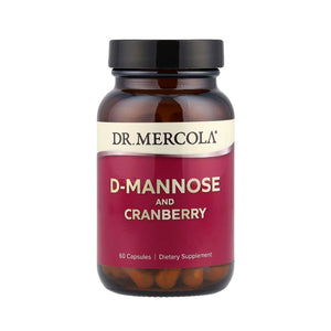 Dr. Mercola D-Mannose and Cranberry Extract - 60 Capsules