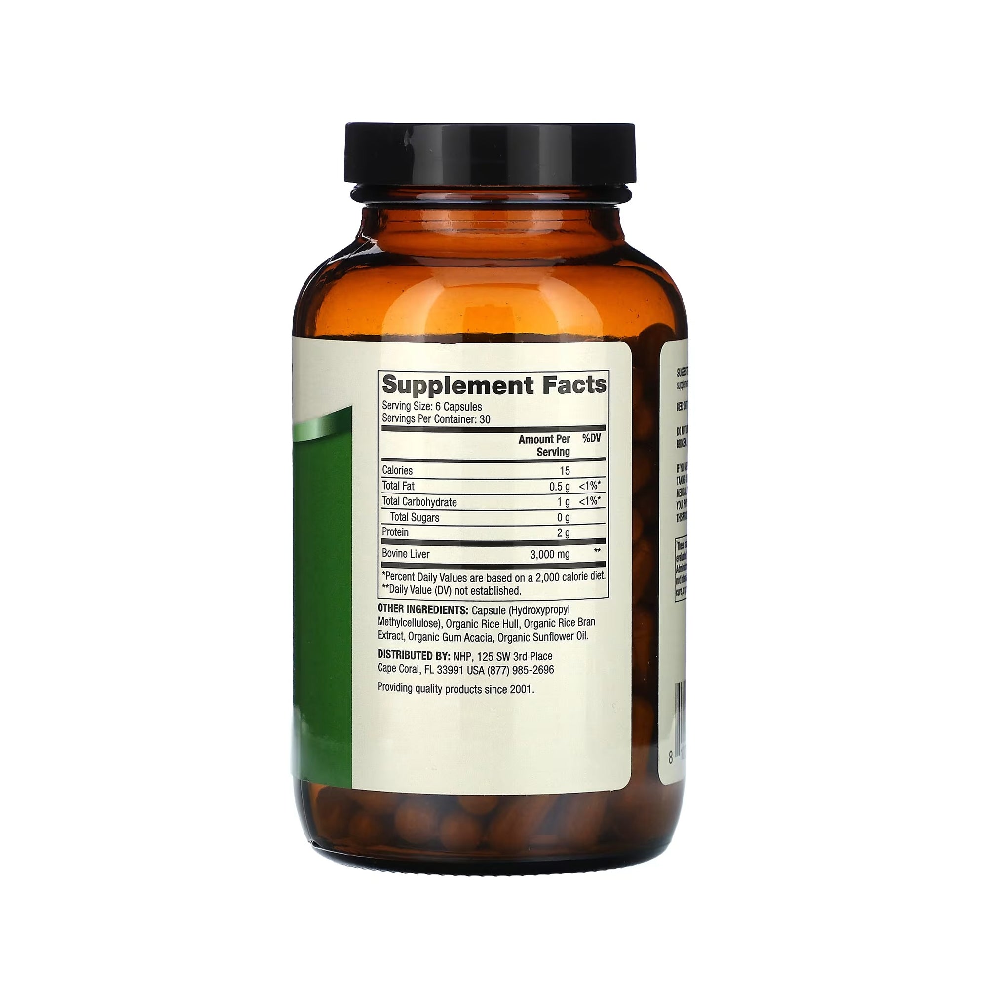 Dr. Mercola كبد البقر الذي يتغذى على العشب 3000mg - 180 كبسولة