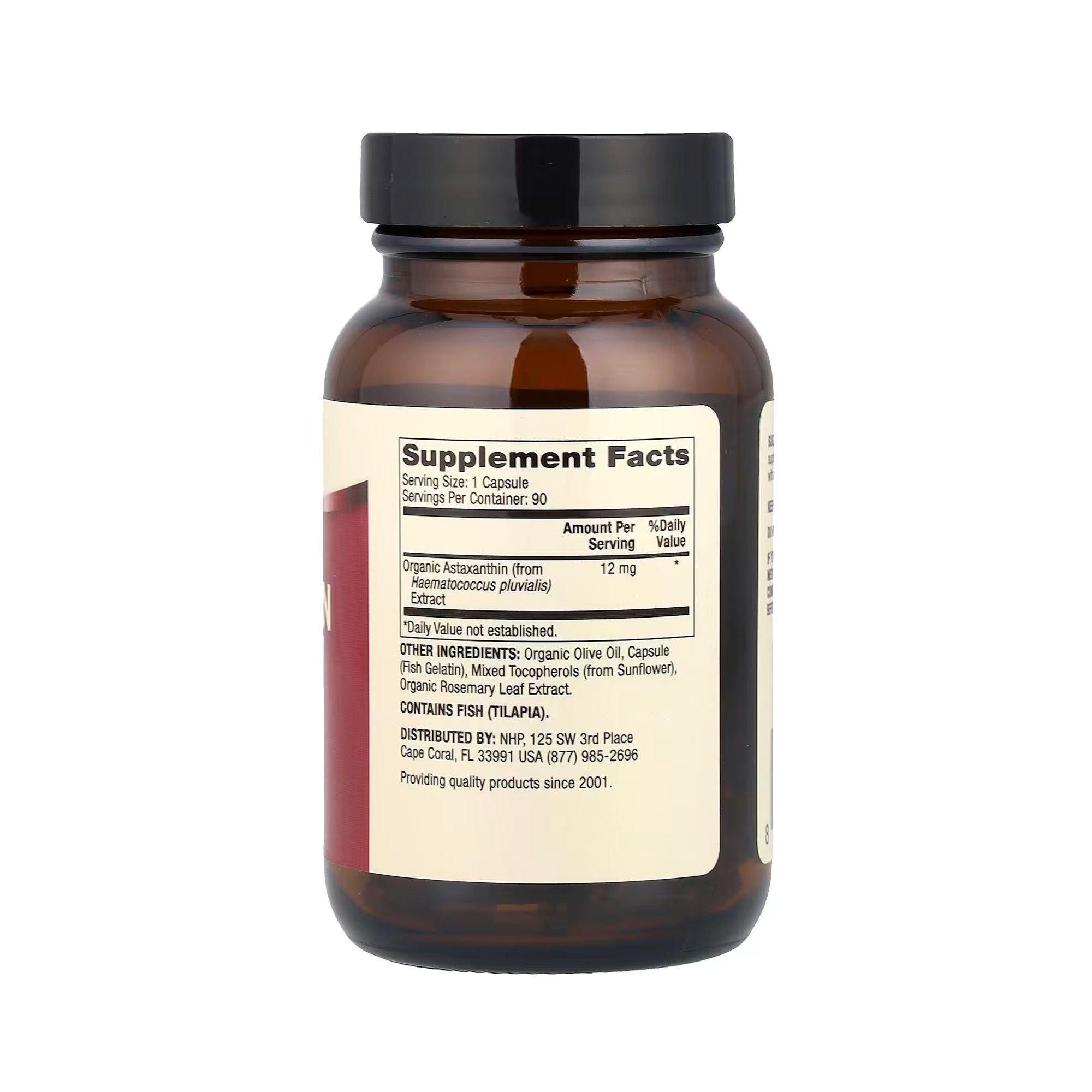 Dr. Mercola Organic Astaxanthin 12mg - 90 Capsules