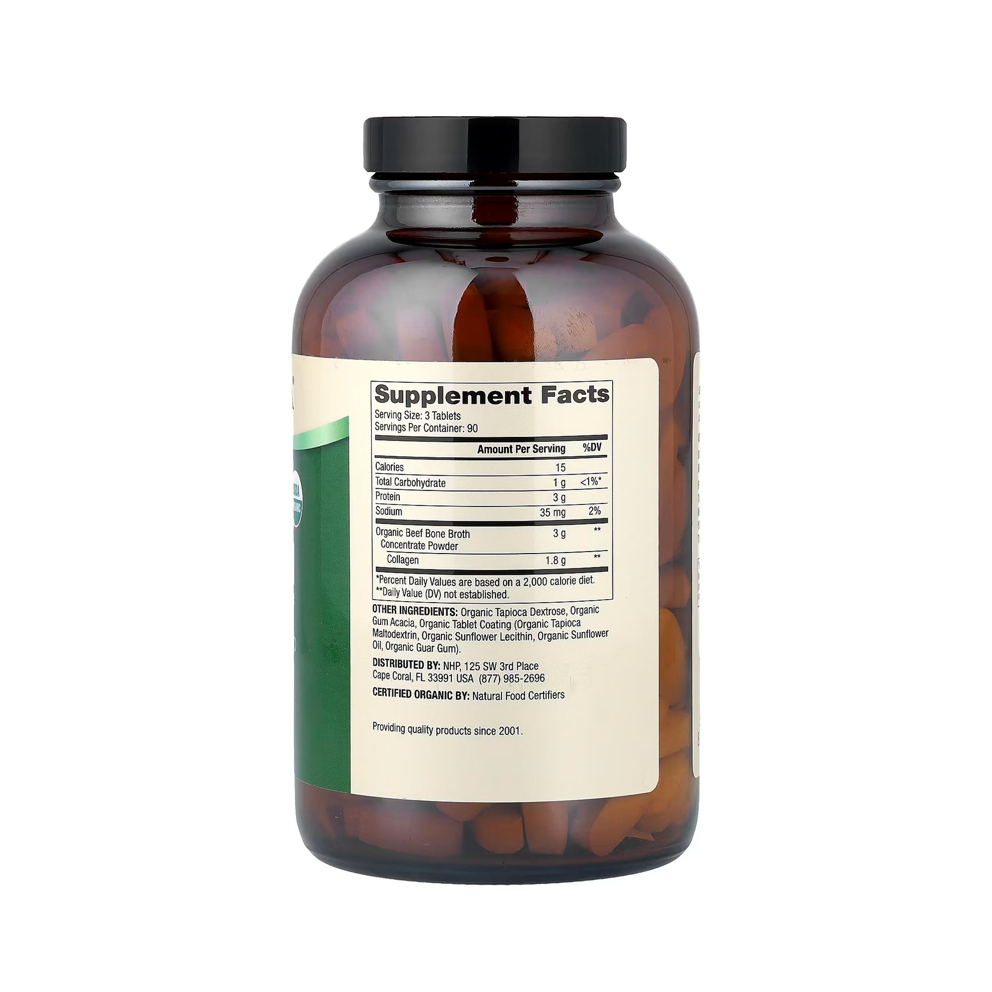 Dr. Mercola Organic Bone Broth Collagen - 270 Tablets