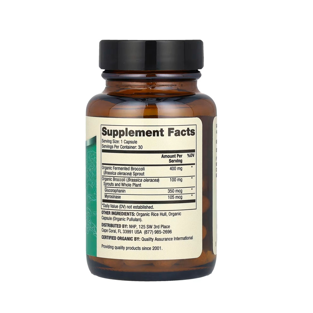 Dr. Mercola Organic Fermented Broccoli Sprouts - 30 Capsules