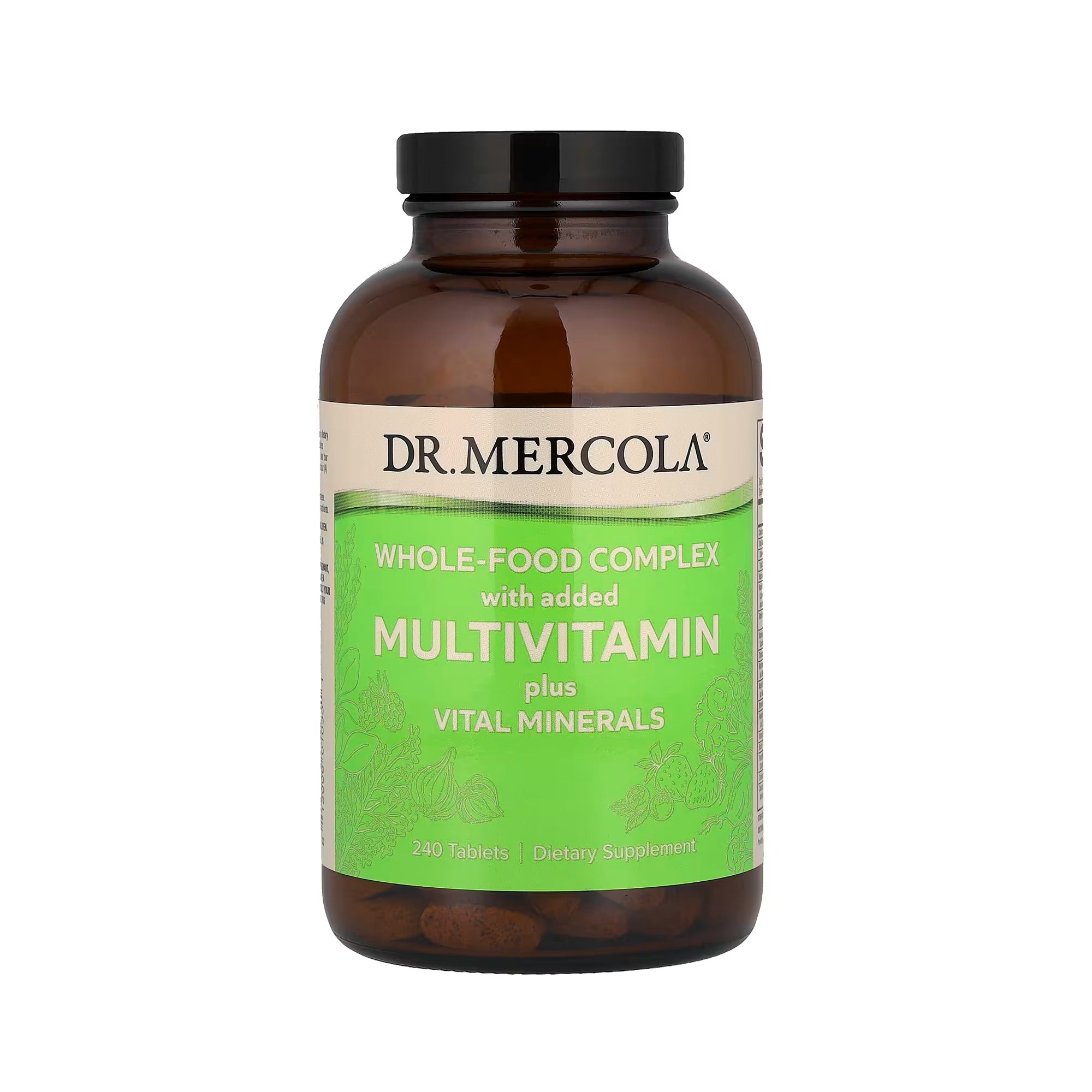 Dr. Mercola Whole-Food Complex with Added Multivitamin Plus Vital Minerals - 240 Tablets