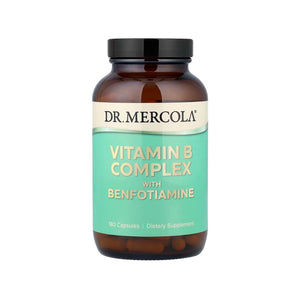 Dr. Mercola Vitamin B Complex with Benfotiamine - 180 Capsules