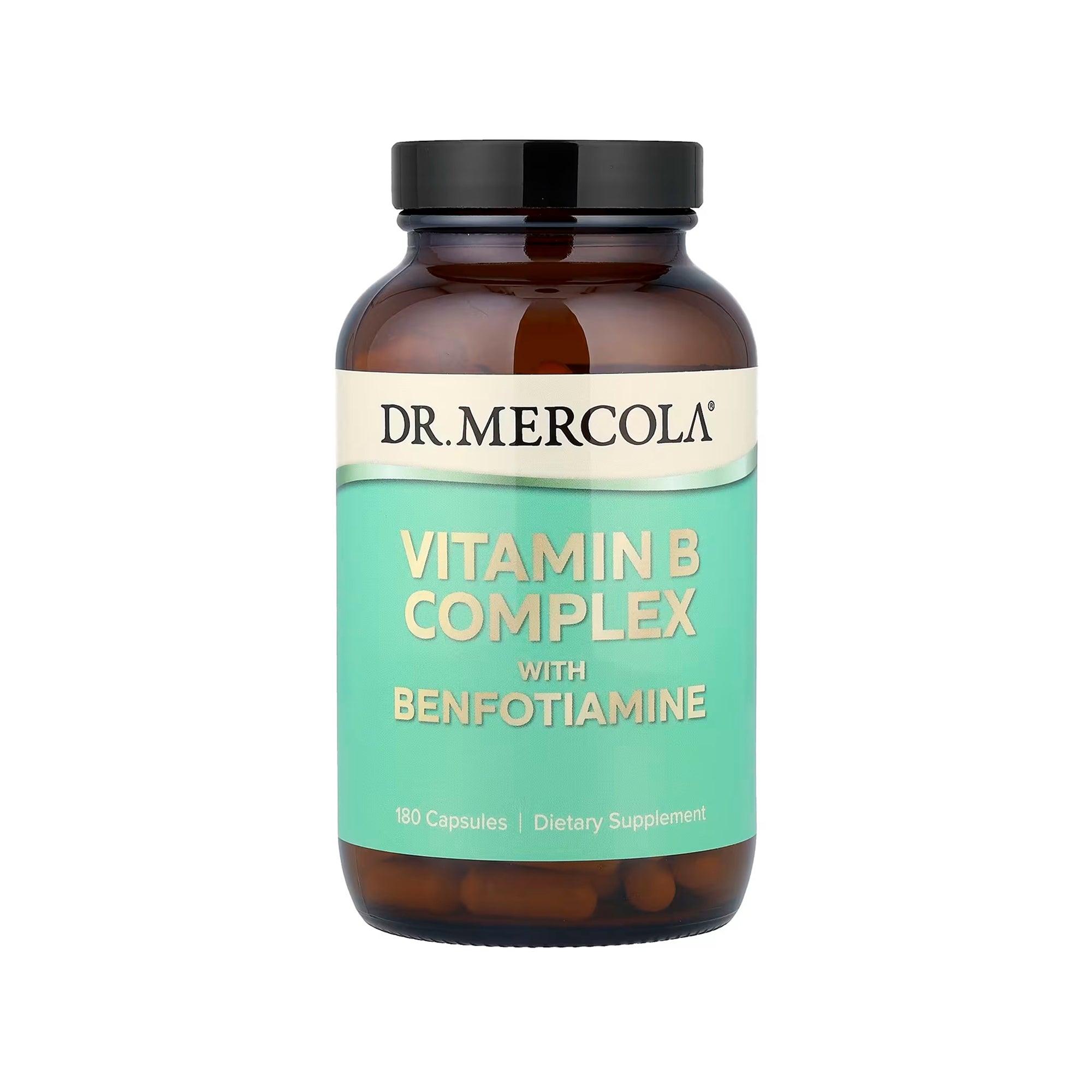 Dr. Mercola Vitamin B Complex with Benfotiamine - 180 Capsules
