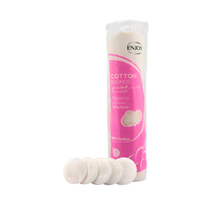 استمتعي بقطع القطن المستديرة 100 قطعة للمكياج