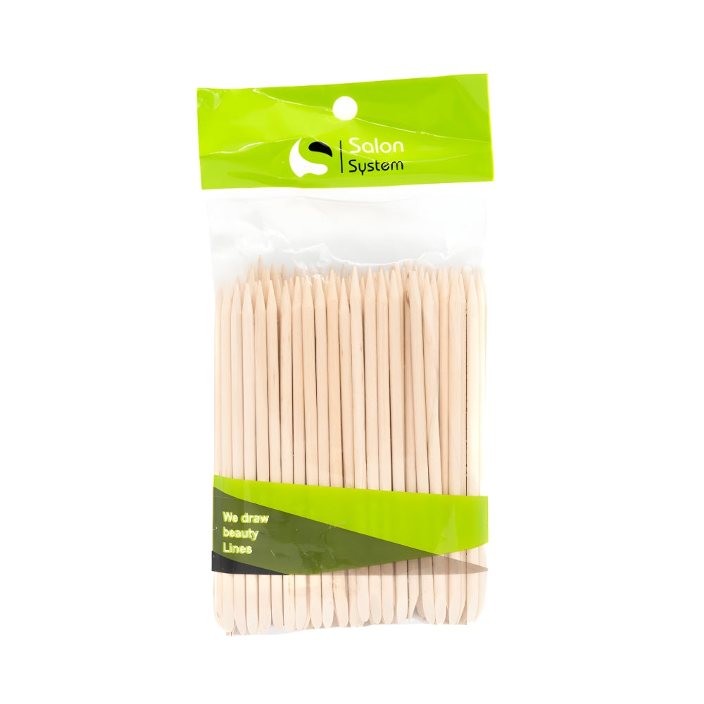 Salon System Salon System Nail wooden Stick 100pc BK22-102