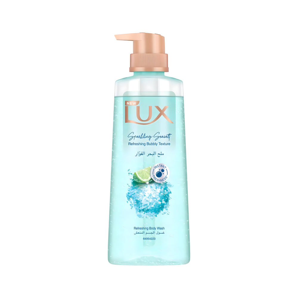Lux Shower Gel 700ml Refreshing Bubbly Texture Sparkling Sea Salt