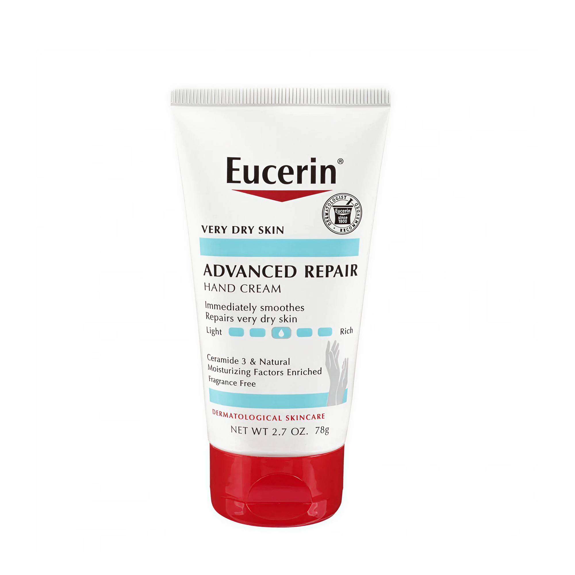 كريم اليدين Eucerin Advanced Repair للبشرة الجافة بدون عطر 78 غرام