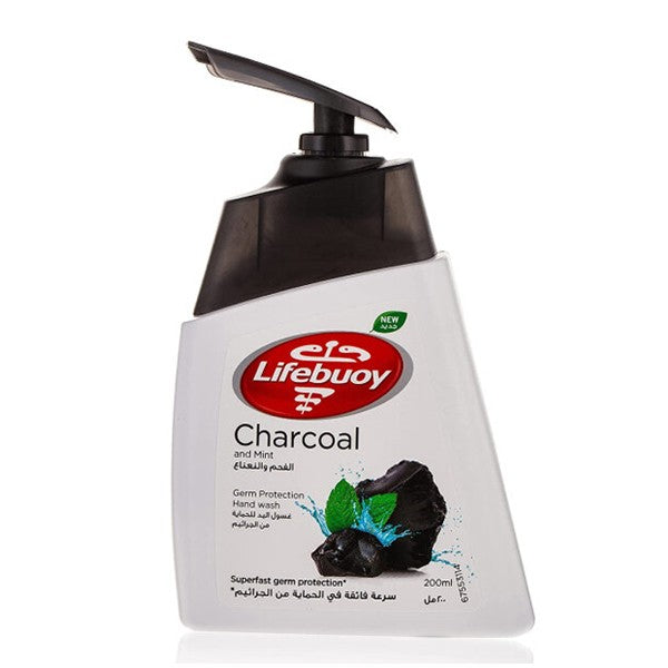Lifebuoy Hand Wash 200ml Charcoal And Mint