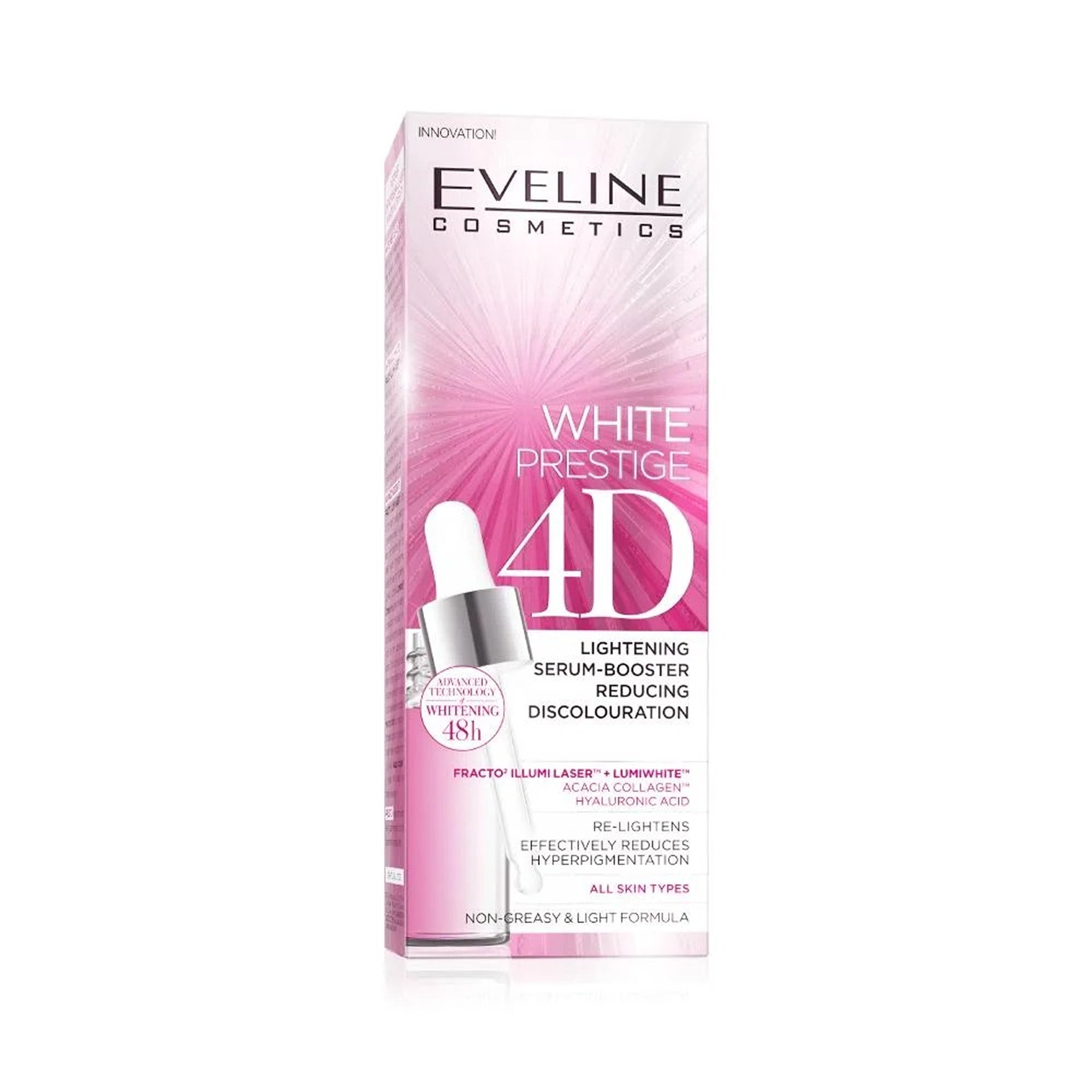 Eveline Serum 18ml White Prestige 4 D Pigmentation Removal