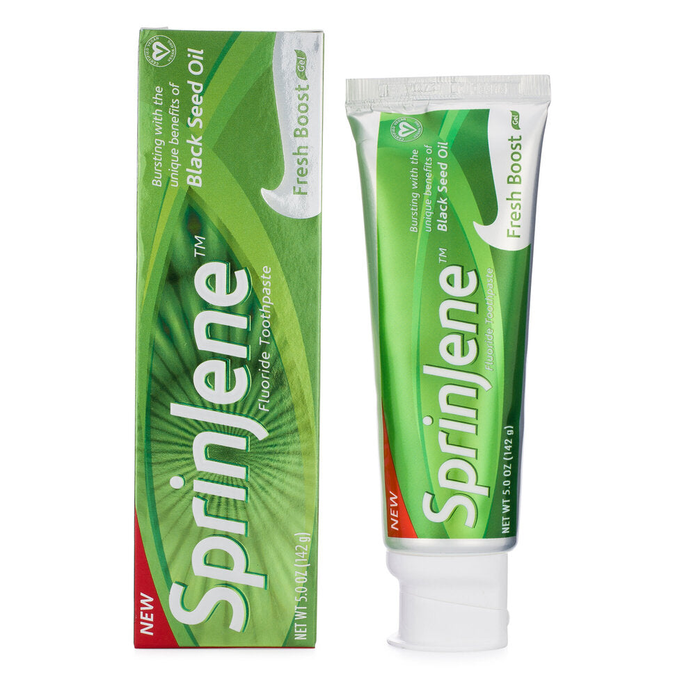 Sprinjene toothpaste 142g with black seed oil strong and refreshing