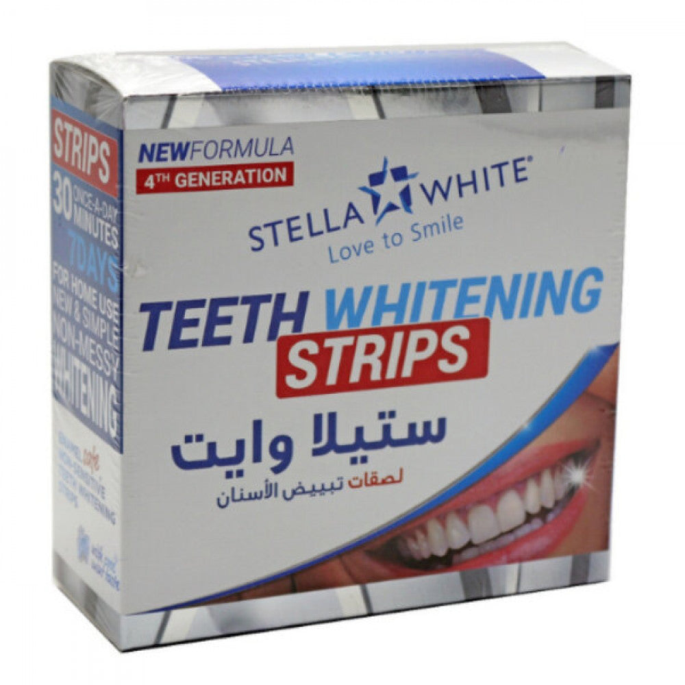 Stella white teeth whitening strips 28pc