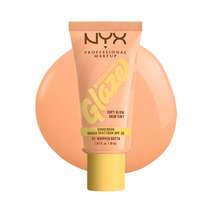 NYX Skin Tint Buttermelt Glaze Whipped Butta مع عامل حماية من الشمس SPF 30
