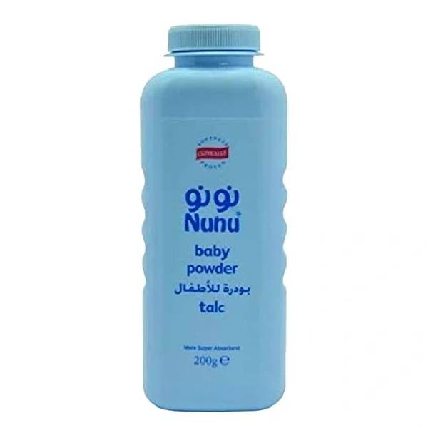 Nunu Baby Body Powder 200ml Blue