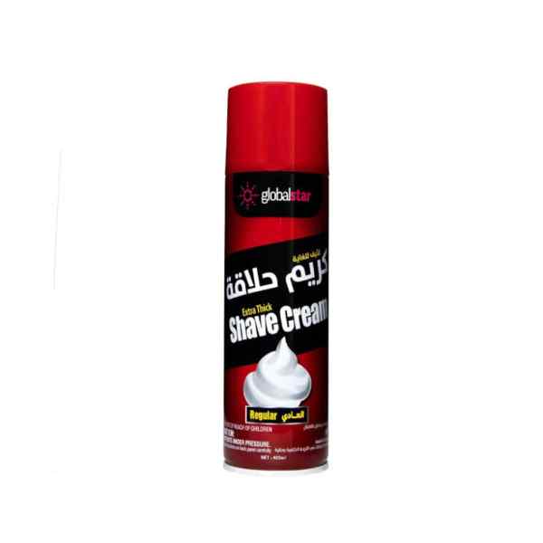 Global Star Shaving Foam 400ml Regular Red