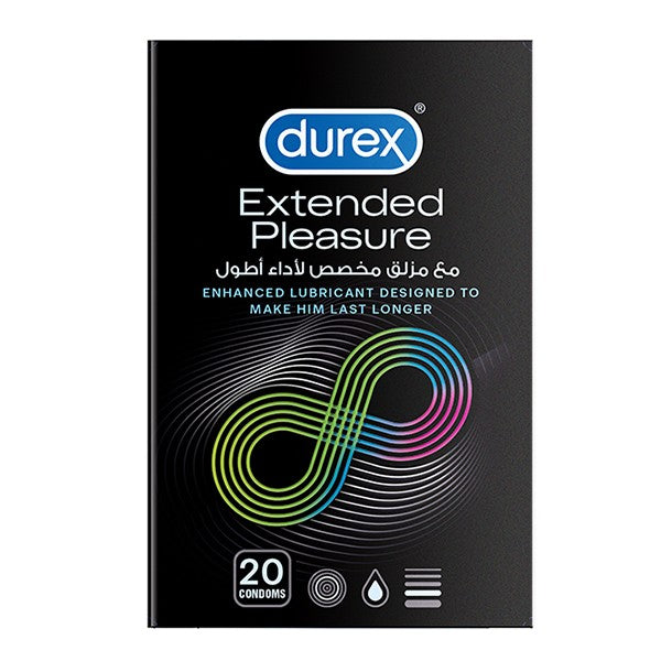 Durex Condoms 20pc Extended Pleasure