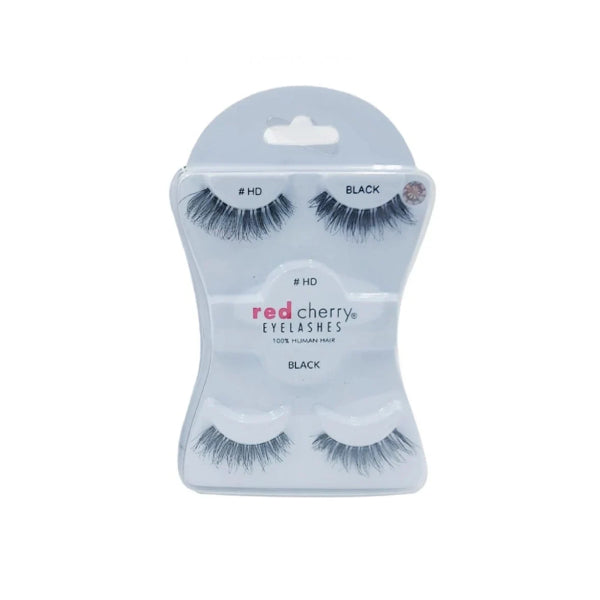 Red cherry eyelashes set #hd 2 pairs