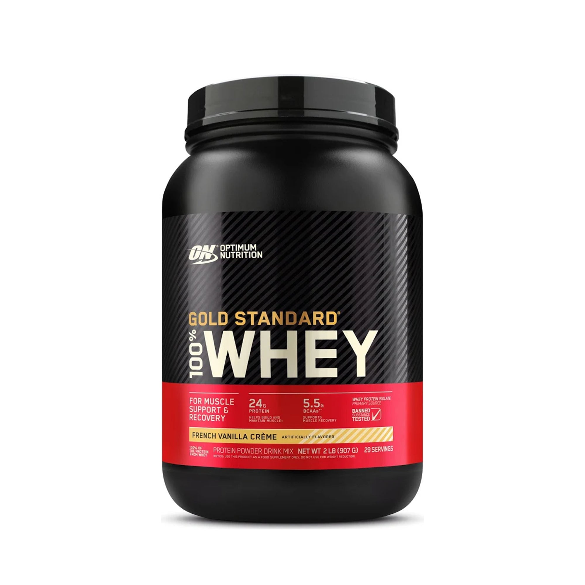 Optimum Nutrition Gold Standard 100% Whey Protein - French Vanilla, 2 lbs
