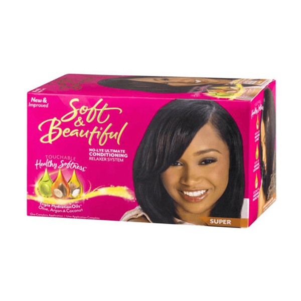Soft & Beautiful Hair Straightening Set Coarse