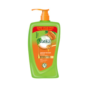 Vatika Hair Shampoo 1000ml Moisture Lock With Almond And Honey