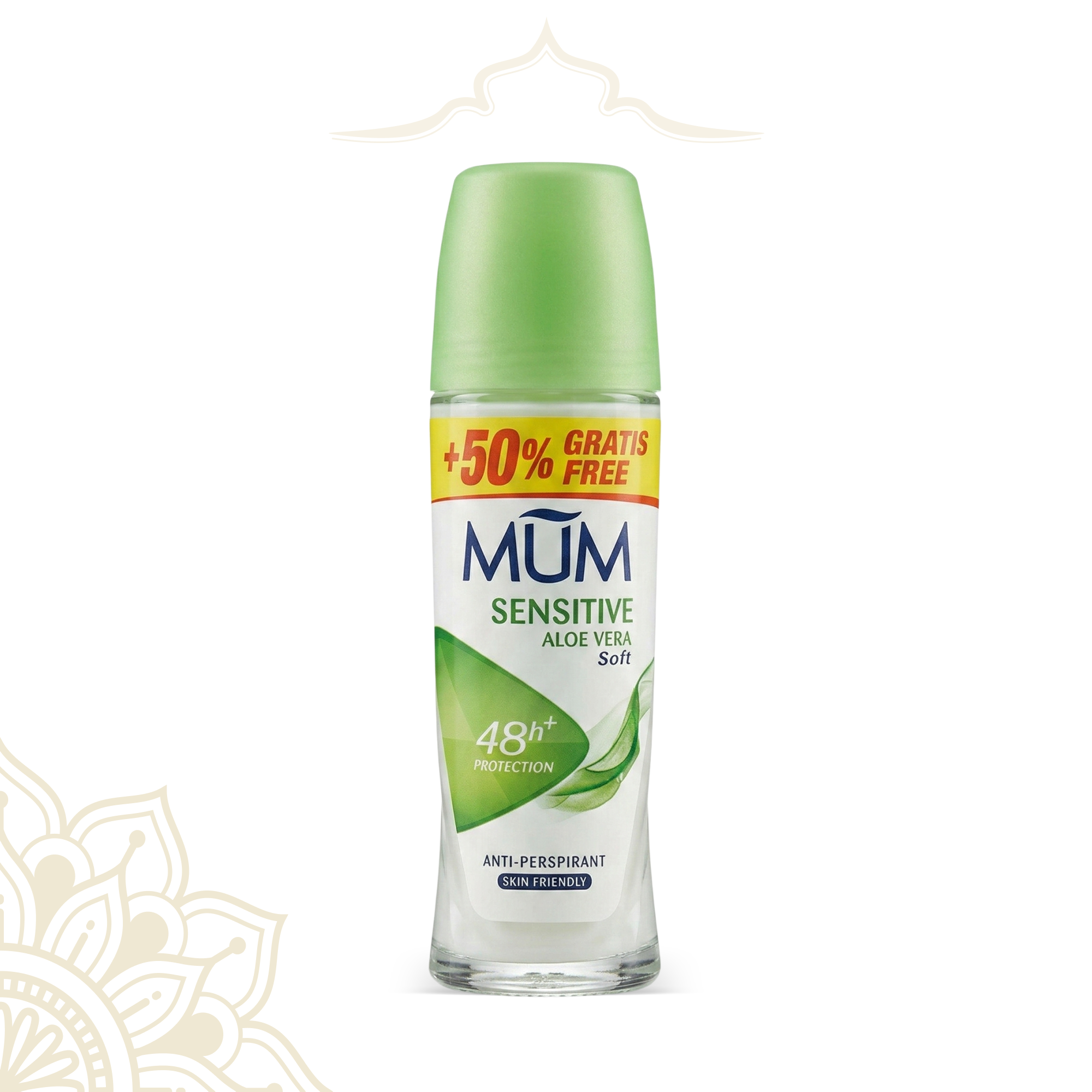 مزيل العرق "موم" رول أون للبشرة الحساسة - 75 مل